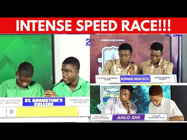 Herh😭🔥 What A Competitive Speed Race Btn St. Augustine’s, KUHIS And Anlo SHS