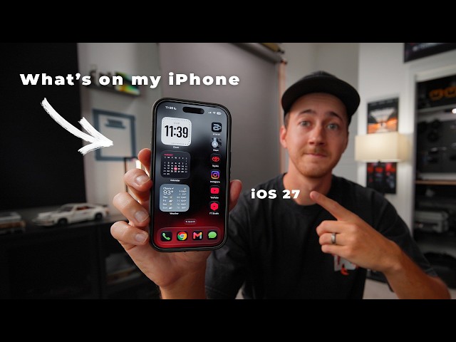 What's on my iPhone 2026 (iOS 27)