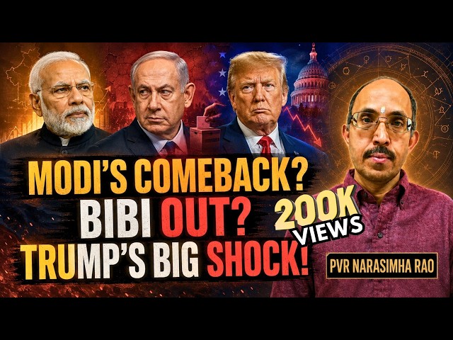 Modi’s Headwinds Ending? Bibi Out, Trump Weakened, Imran in Danger • PVR Narasimha Rao