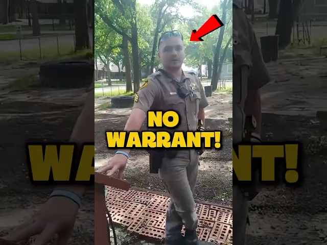 Cops ILLEGALLY Trespasses Private Property!