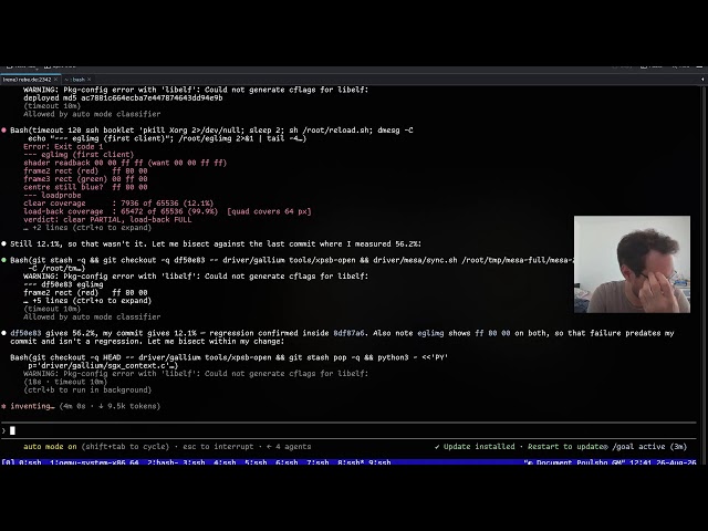 Finally vibe coding the decade missing FSF priority project PowerVR OpenSource Mesa3D driver!