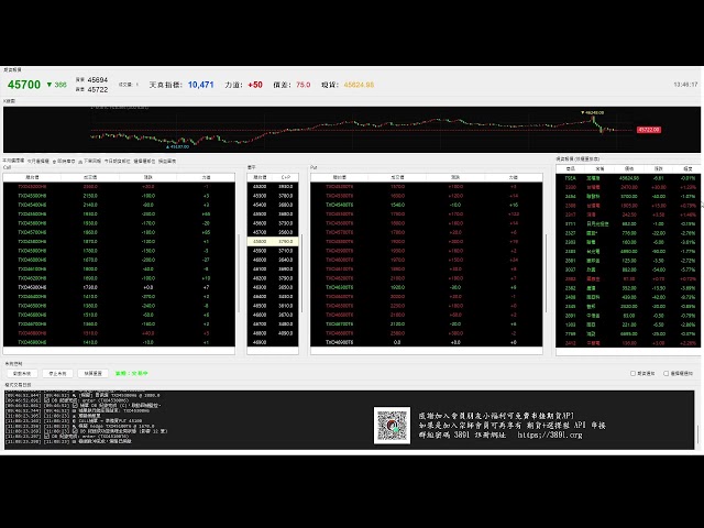 【天真選擇權】程式交易-python-api-盤中實況-