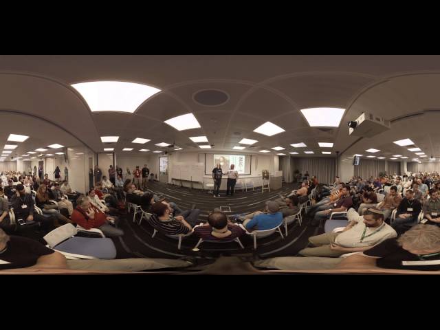 יוסי ורדי בנאום הפתיחה של האי-כנס IMAGinE 2015 וידאו 360 VR