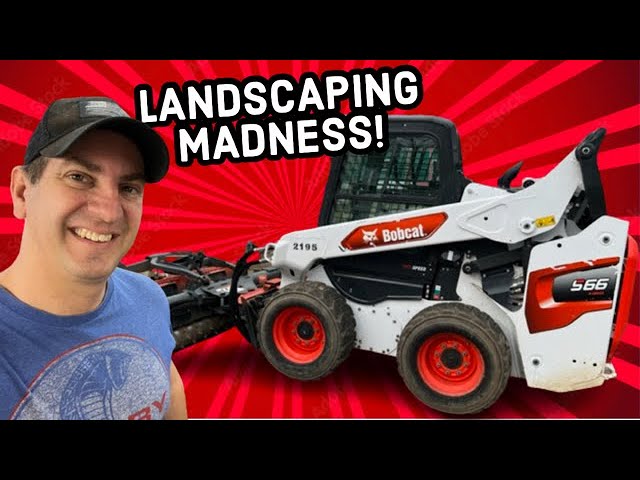 How To Level Your Backyard With a Skid Steer And Harley Rake