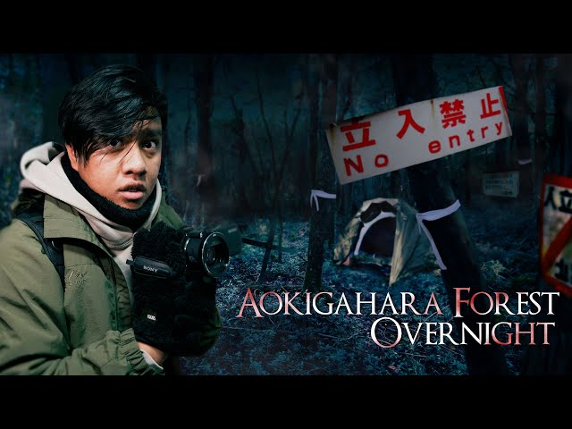 Overnight Inside Japan's Most Haunted Forest! (Su*c*de forest)