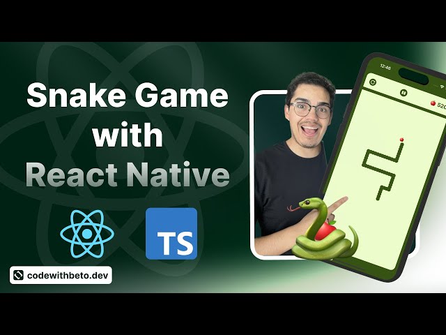 Building a Snake Game with React Native and TypeScript | Tutorial for beginners
