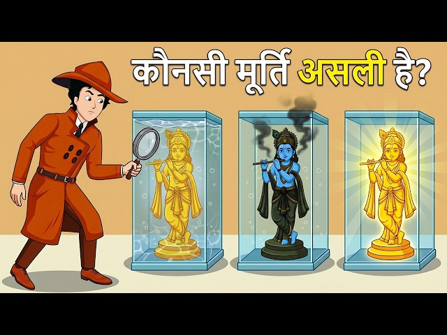 Detective IQ ( Case 19 ) - Secret of Krishna Statue | Hindi Paheliyan