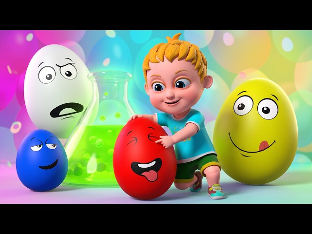Learn Colors With Eggs Blender | Learning Nursery Rhymes | English Poem | Lead Mini Verse
