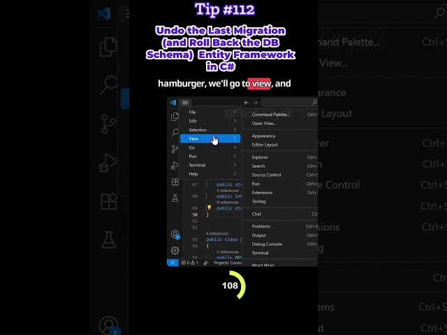 Undo the Last Migration and Roll Back the DB Schema  Entity Framework in C# Tip #112
