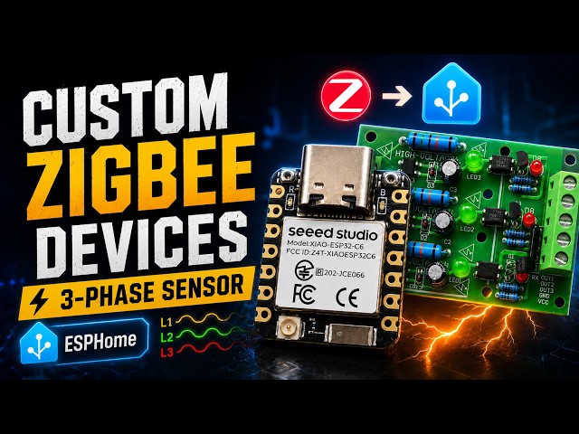 Creating our own Zigbee devices with ESPHome - a three-phase power sensor