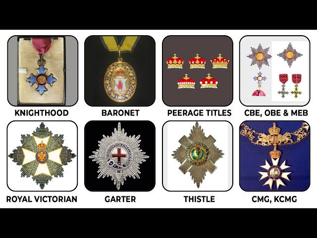 Every British Honours Title Explained in 17 Minutes