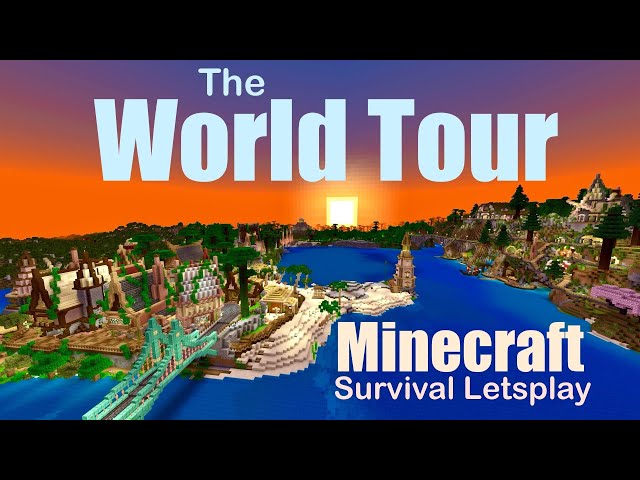 My 1 Year Survival World Tour! (Minecraft Survival Letsplay) (Bedrock)