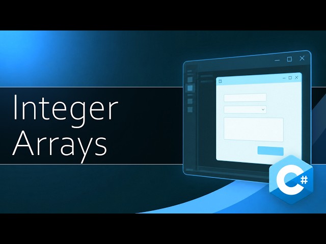 Integer Arrays | C# Visual Studio Programming