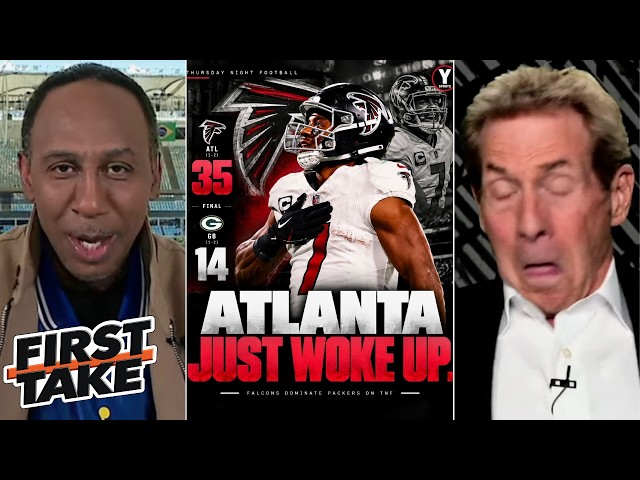 FIRST TAKE | "Penix leads Atlanta's BIG Turnaround" - Stephen A. on Falcons dominate Packers 35-14