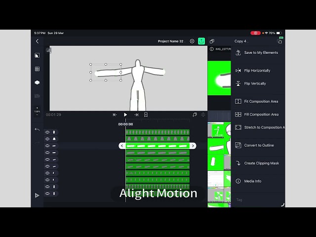 How to animate/tween in alright motion and ibis paint x