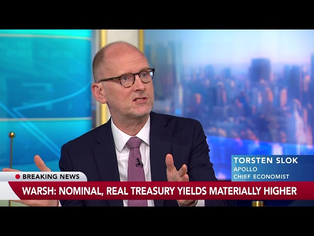 Apollo's Slok Says Warsh Silence Fuels Treasury Selloff