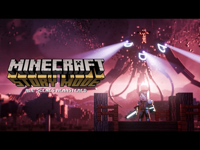 ALL SCENES REMASTERED - Minecraft Story Mode Animation