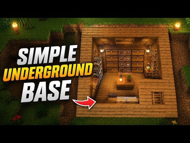 Minecraft Ultimate Survival Base Tutorial⚒️