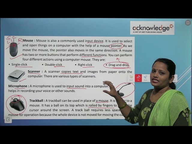 ACKNOWLEDGE COMPUTER CLASS 3 CHAPTER 1 COMPUTER HARDWARE
