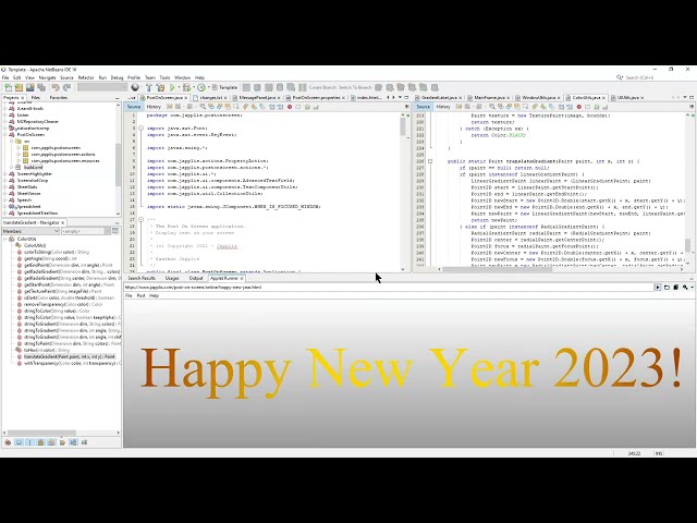 Happy New Year 2023 To NetBeans Users
