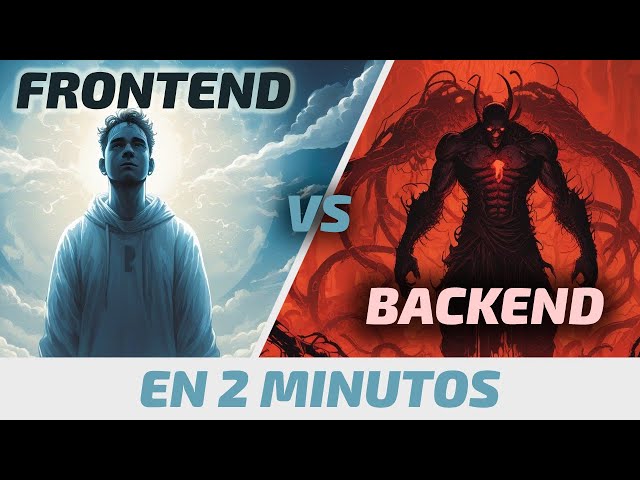¿Qué son Frontend y Backend? En 2 Minutos