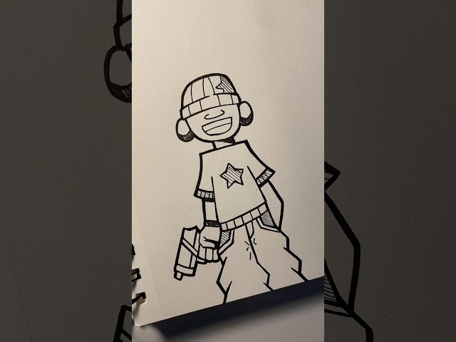Simple character drawing #shorts #sketch