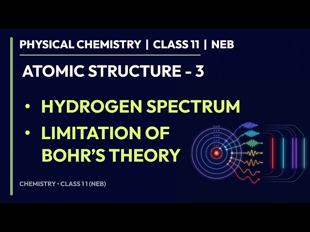 Hydrogen Spectrum & Limitation of Bohr's model | Atomic Structure - 3 | Chemistry NEB Class 11