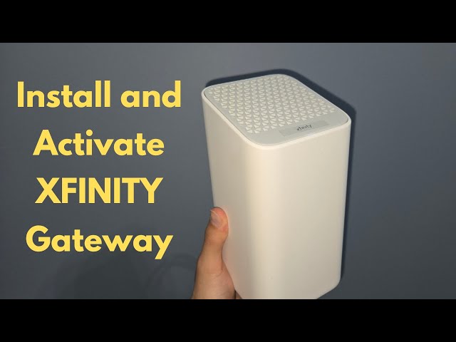 Cómo instalar y activar el Gateway de Xfinity