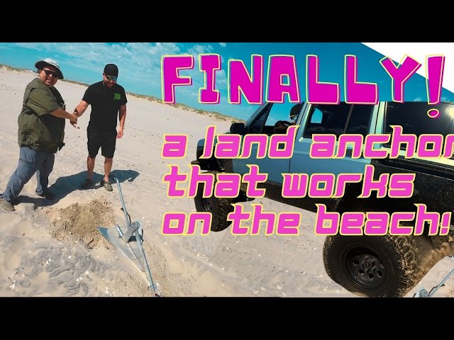 SAVE YOURSELF! Solo beach recovery with LAND ANCHOR!