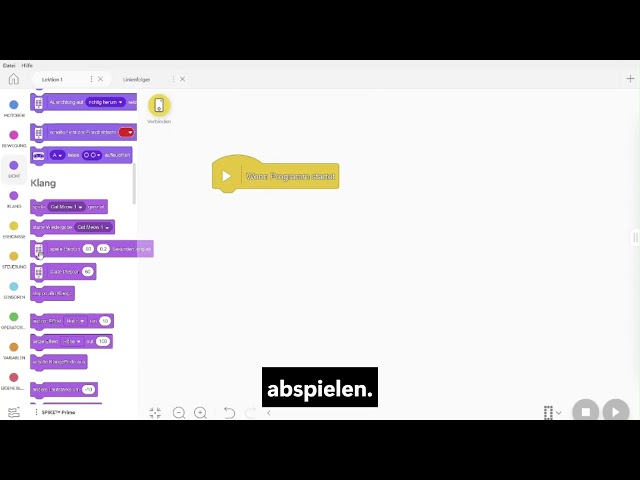 Spike Prime Tutorial teil 1