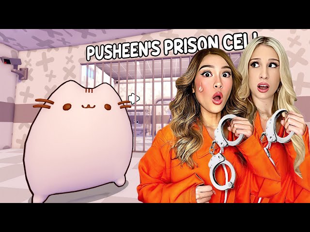 WE ESCAPED PUSHEEN'S PRISON RUN IN ROBLOX (OBBY)