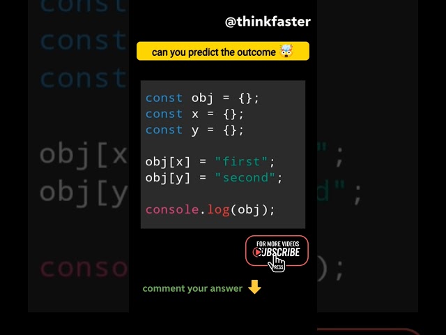 Objects as Keys in JS? Think Again! 🤯