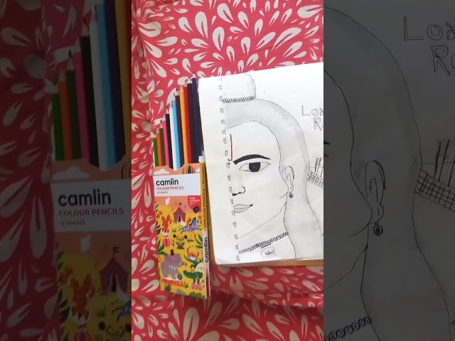 Draw by #Total Art #Lord Ram # Shorts