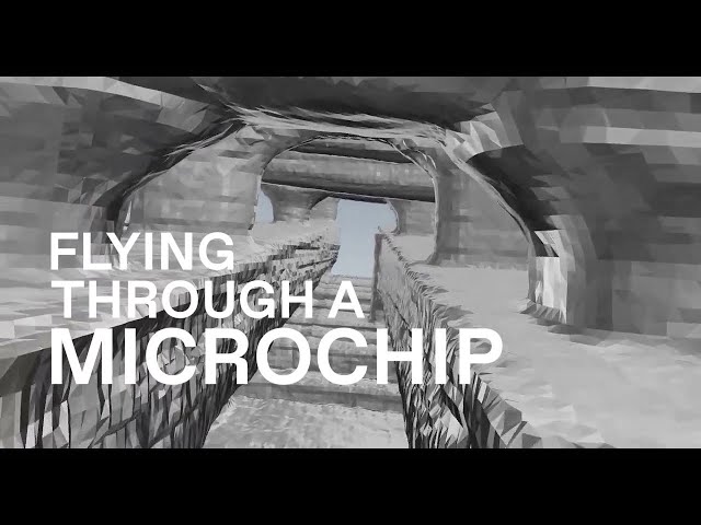 Flying Though a Microchip