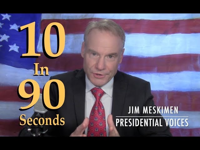 Master Impressionist Meskimen Does 10 Presidents in 90 seconds