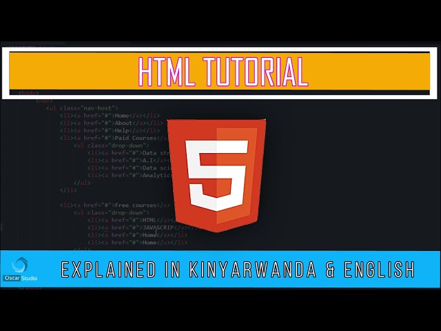 1.HTML INTRODUCTION |  EXPLAINED IN | kinyarwanda & English