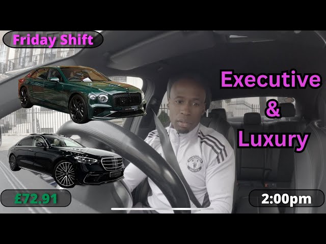 London Uber Driver Vlog | Executive & Luxury Trips Only | Earnings