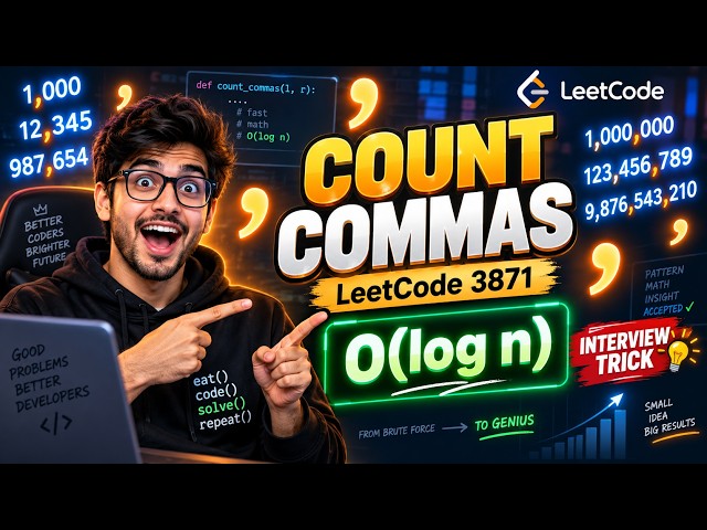Sep 9, 2026 - Leetcode Problem #3871. Count Commas in Range II