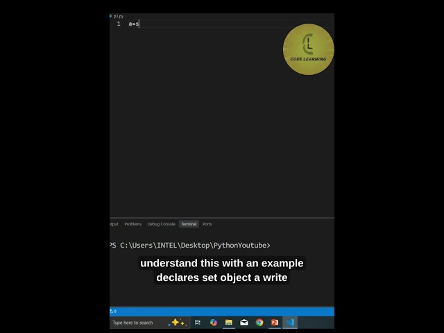 python module | set 'part 2' | CodeLearning