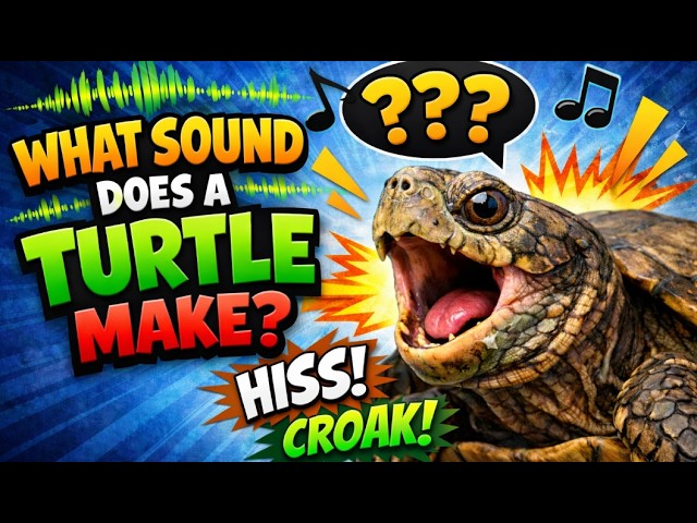 What Sound Does a Turtle Make? 