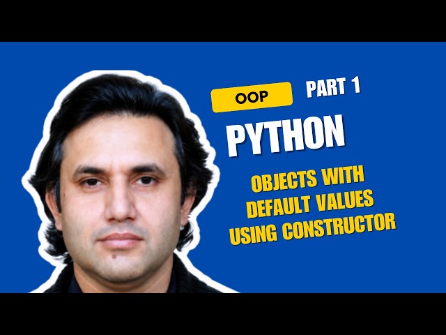 Object Oriented Programming with Python - 05 Objects with Default Values using Constructor