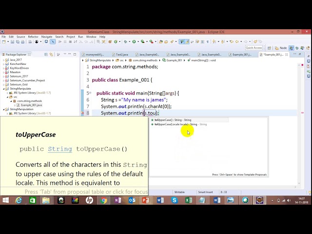String Manipulation in JAVA QuickITDotNet