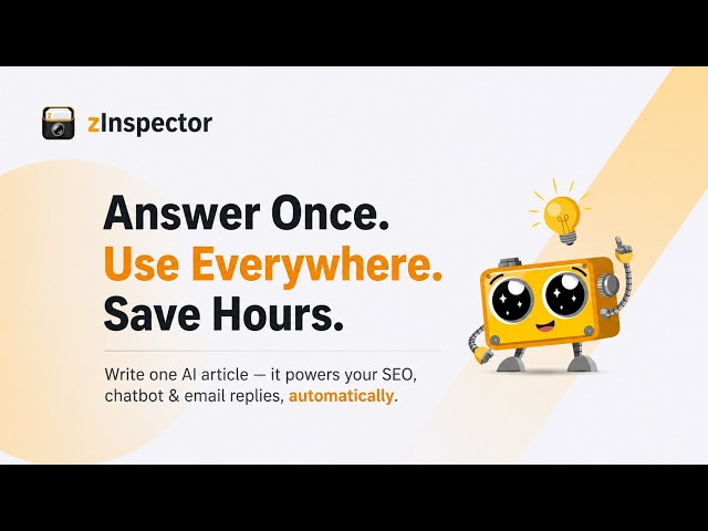 Write Once, Answer Everywhere: AI Knowledge Base & Chatbot for Property Managers