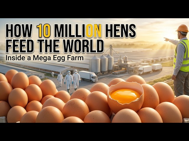 Inside a 10 Million Layer Hen Mega Farm | Full Egg Production Process