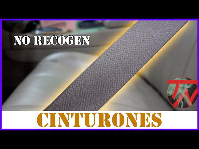 Limpiar CINTURONES que NO RECOGEN Coche | Lavar Cinturones de Seguridad NO REGRESAN Reparar Fácil ✂️