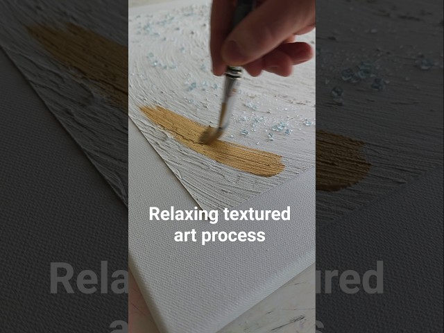 Relaxing textured art process 🎨