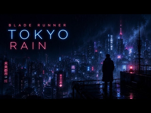 Blade Runner | Tokyo Rain at 3AM | Cyberpunk Deep Focus