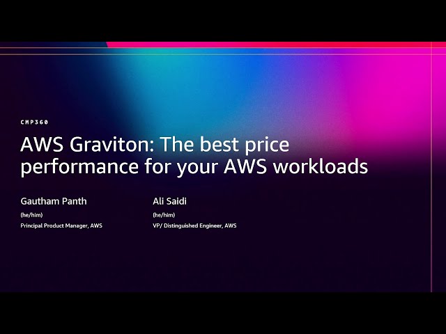 AWS re:Invent 2025 - AWS Graviton: The best price performance for your AWS workloads (CMP360)
