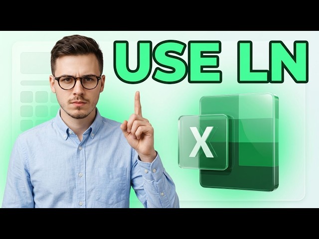 How To Use The Ln Function In Excel [2026 Guide]