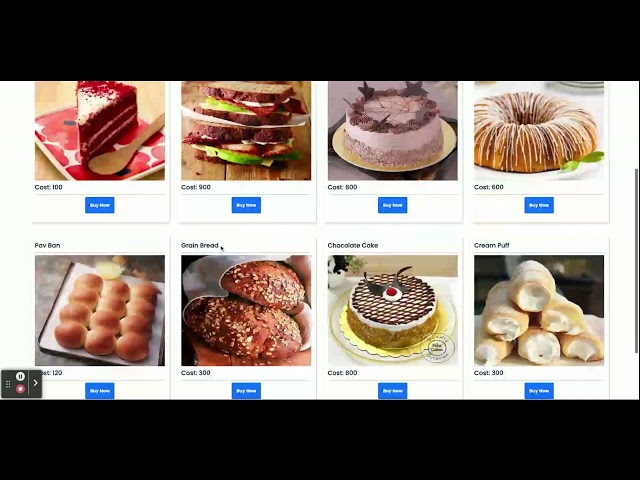 Online Bakery Store Mini Project | Spring Boot Angular Project | Spring Boot CRUD Project